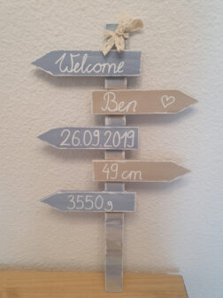 Geburtstafel klein: Ben