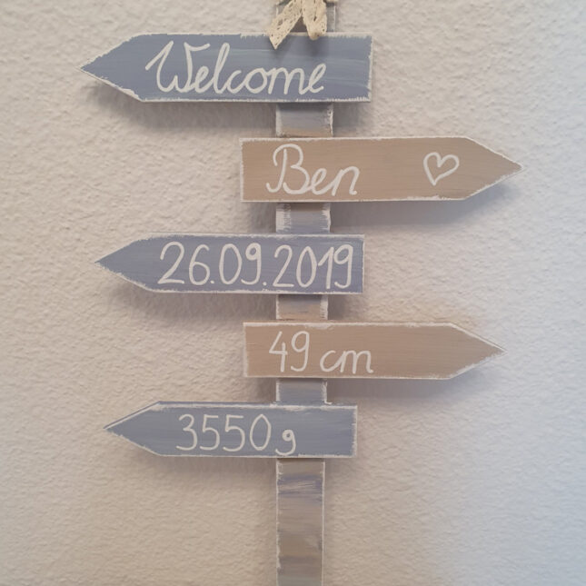 Geburtstafel klein: Ben